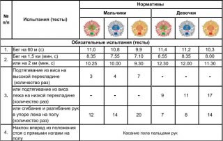 Нормы ГТО 2020: таблица нормативов для школьников Нормы ГТО 2020: таблица нормативов для школьников