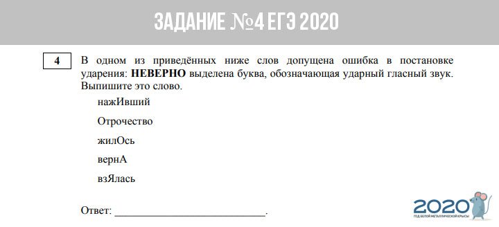 Орфоэпический минимум ЕГЭ в 2020 году | ФИПИ, по русскому языку