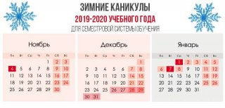 Школьные каникулы в 2019-2020 учебном году в России | для школьников Школьные каникулы в 2019-2020 учебном году в России | для школьников