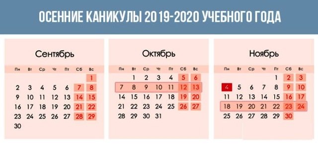 Сколько недель в учебном 2019-2020 году | календарь