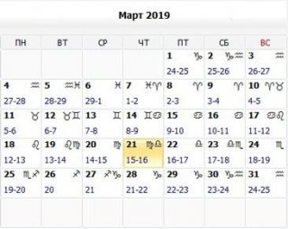 Лунный календарь на март 2019. Фазы Луны, благоприятные дни скоро все наладится Лунный календарь на март 2019. Фазы Луны, благоприятные дни скоро все наладится